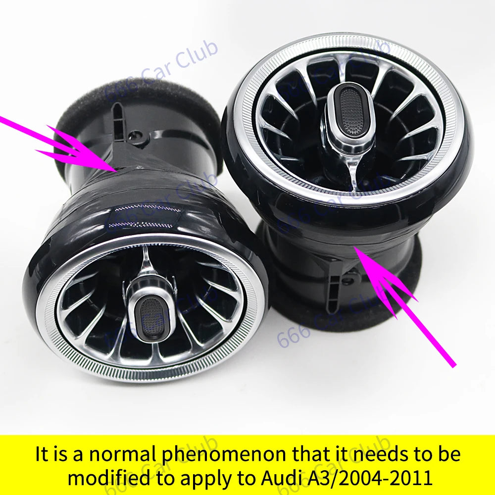 256 Colours Air Vents For Audi A3 S3 RS3 8V 8Y 8P 2004-2020 Car Dashboard Ambient Light LED Air Conditioner Outlet Nozzle Lamp