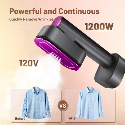 Portable Garment Steamer Steam Hanging Iron Professional Handheld 1200W Household Heating Portable Steamer Iron Clothing Surface
