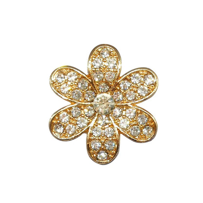 1pcs Designer Golden Crown Metal Shoe Charms Sea Star Shell Luxury Decorations for Shoe Accessorie Heart Pins for Women Girls