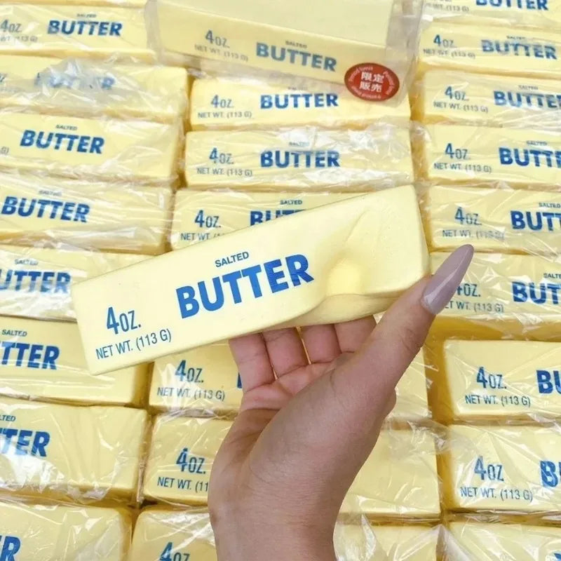 1-5PCS Butter Stick Squishy Toy Slow Rising Squeeze Toy Butter Bar Brick Squishy Fidget Toy Anti Stress Release Hand Relax Gift
