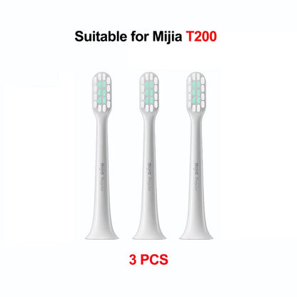 Original Brush Heads for XIAOMI Mijia Toothbrush T200 T200C, Replacement Sonic Brush Heads 3/6 PCS