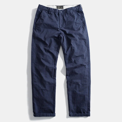 Heavyweight Thick Japanese Retro Pure Cotton Work Trousers Autumn Winter Men's Loose Casual Outdoor Straight Leg Pants Large ...