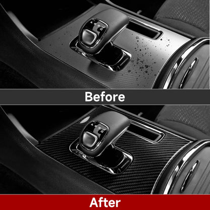 For Chrysler 300 (2011-2014) Car Center Console Gear Shift Panel Steering Wheel Cover Carbon Fiber Interior Sticker Accessories