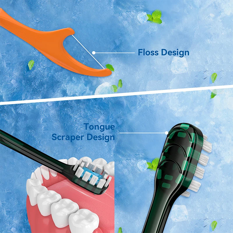 Exploded Bead Toothbrush Disposable Adult Cleaning Tooth brush Portable Travel Brush Head With Dental Floss