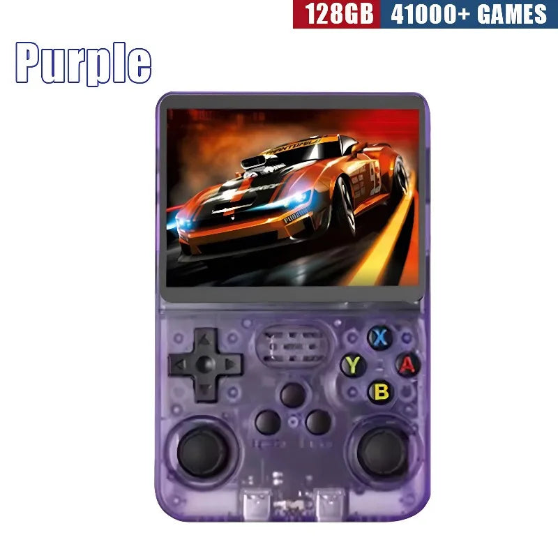 Retro Handheld Game Console R36S 3 5 Inch IPS Screen 64GB 128GB 256GB Portable Gaming Device with Built in Games