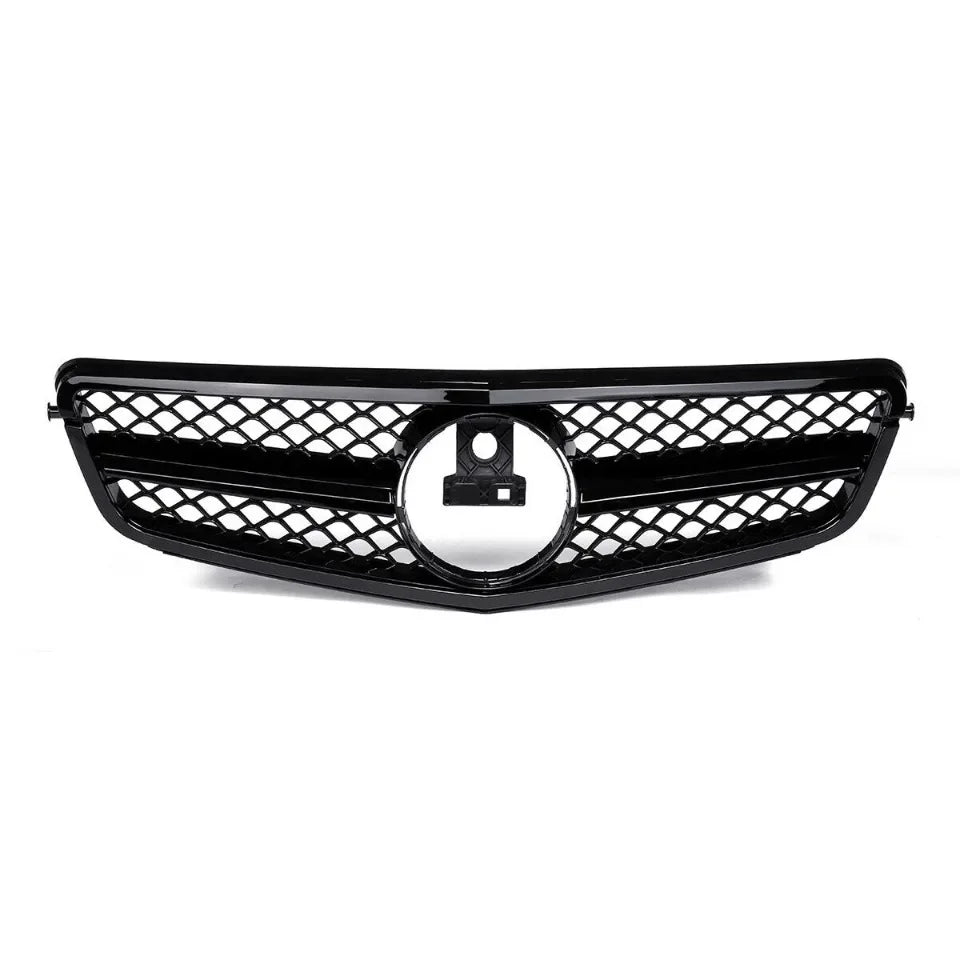 XVIP AMG Style Front Bumper Grille For Mercedes Benz C-Class W204 2008-2014 C180 C200 C350 S204 Glossy Black GTR Style Grille