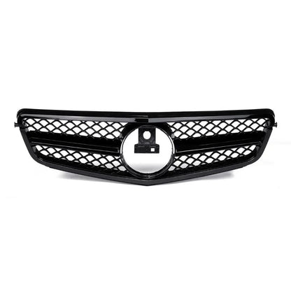 XVIP AMG Style Front Bumper Grille For Mercedes Benz C-Class W204 2008-2014 C180 C200 C350 S204 Glossy Black GTR Style Grille