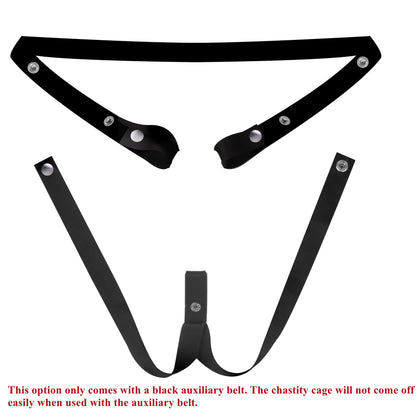 New Silicone Electroshock Chastity Cage with 6 Sized Rings for Men Urethral Lock Vibrating Butt Plug Penis CB Lock Adult Sex Toy