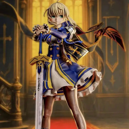 New Ane Studio Saber Altria Action Figure Fate Stay Night Anime Peripheral Desktop Collectible Statue Pvc Trendy Model Toy