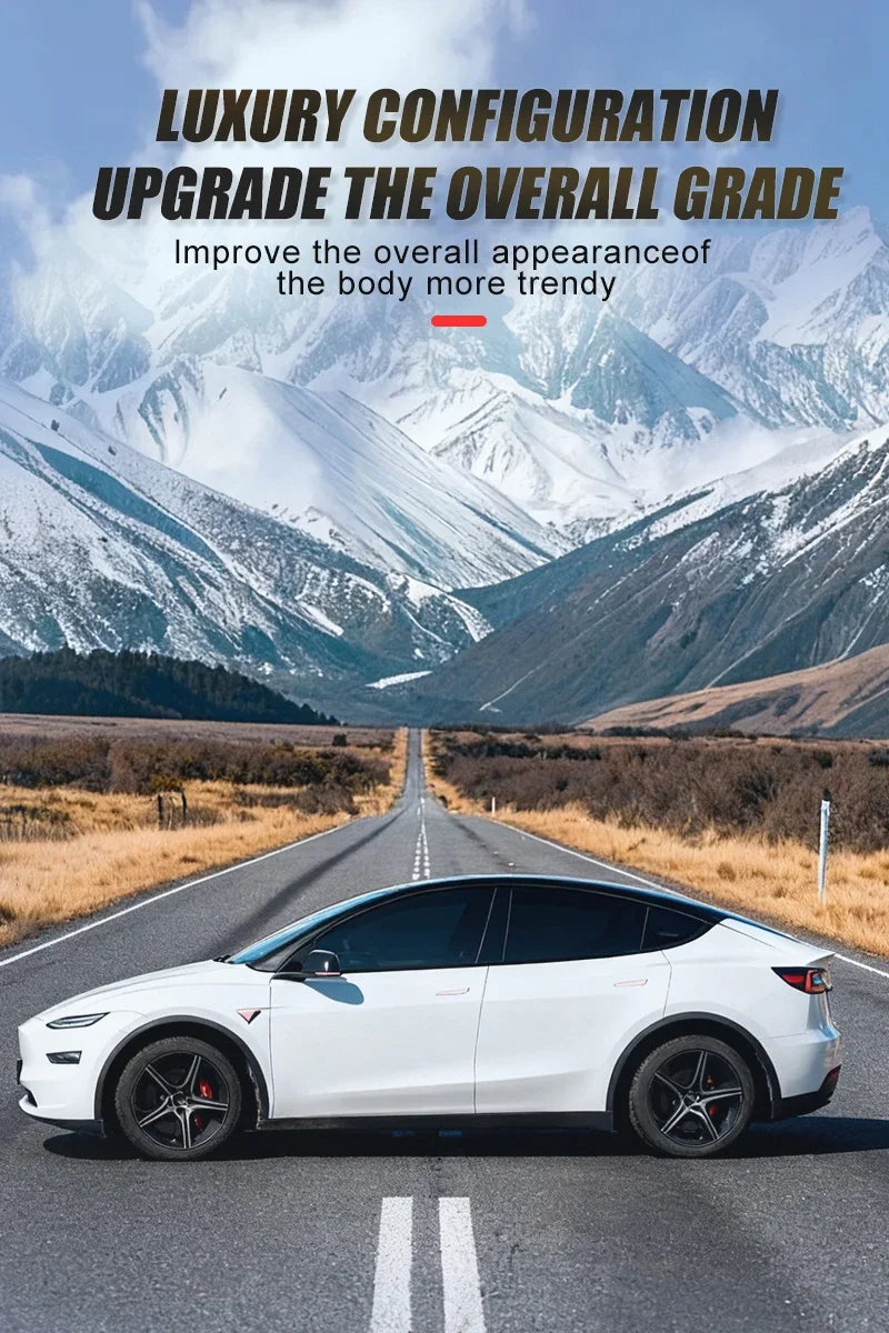 4PCS Hub Cap For Tesla New Model Y Juniper 19 Inch Juniper Tire Performance Replacement Crossflow Full Wheel Cover Rims 20252026
