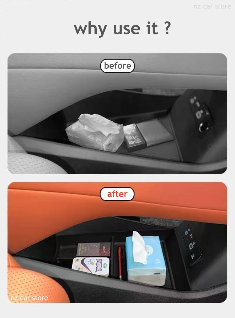 For BYD ATTO 8 SEALION 8 DMI DMP Armrest Storage Box Organizer 2025 2026 Interior Accessories