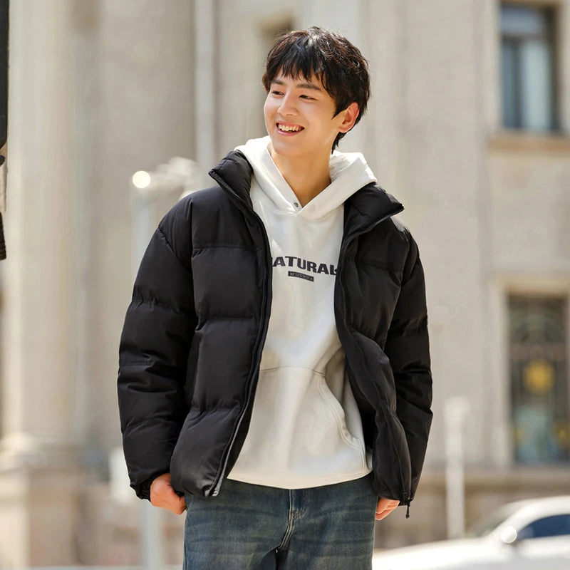 Semir Down Jacket Men Women 2024 New Winter Windproof Waterproof Outerwear Couple Puffer Jacket Cold-Proof Clothing