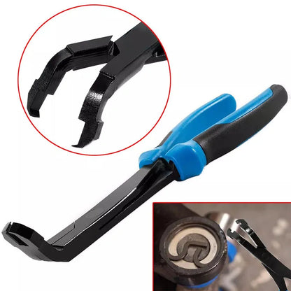 Angled U-Joint Snap Ring Pliers 8'' Fit for Automotive and Medium Duty Trucks, Cars, Equipment, and ATV/UTV,   #70301