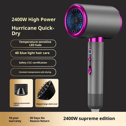 High-Speed Hair Dryer 2400W High-Speed Styling Dryer with Concentrator Diffuser Attachments for Home Use Hair Styling