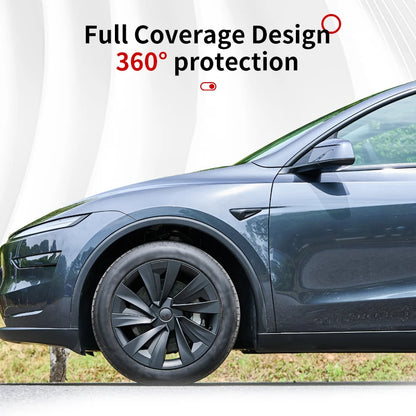 4PCS for New Model Y 2025-2026 Juniper 19in 28th Style Hubcap Rim Cover Accessories Hub Cap Automobile Wheel Cap for Tesla New