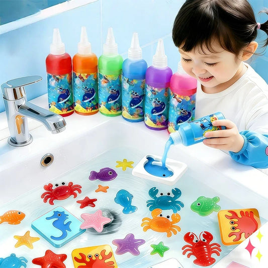 1 Set Magical Water Elves Gel Kit Toy Craft Kit DIY Surprise Sensory Toy For Kids Perfect Christmas Birthday Party Favor Gifts
