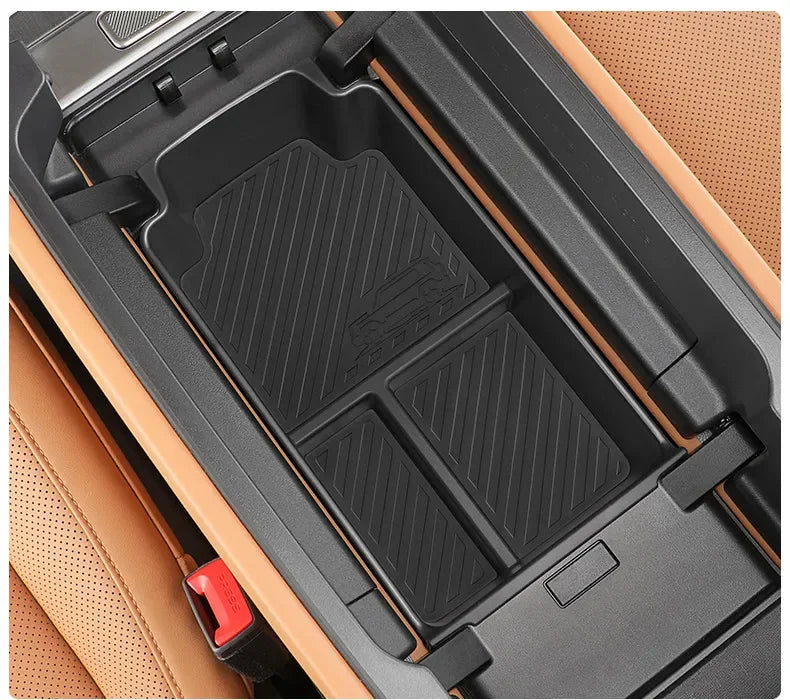 For Chery iCAR V27 2026 Silicone Central Control Lower Storage Box Interior Storage Privacy Box Modification Accessories