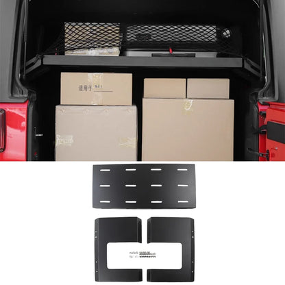 Top quality Car Trunk Cargo Rack Rear Storage Lage Shelf Organizer Tray Basket Wrangler JK JL 2007-2024 Interior Accessories