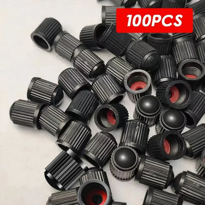 4-1000Pcs Car Tire Valve Caps High Quality Truck Motorcycle MTB Road Bicycle Tyre Rim Valve Stem Plastic Covers Car Accessories