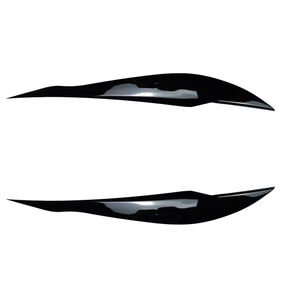 2pcs Car Headlight Eye Lid Covers ABS Carbon Headlight Lamp Eyebrows Trim Stickers for BMW 3 Series F30 F31 318i 320i 2012-2018