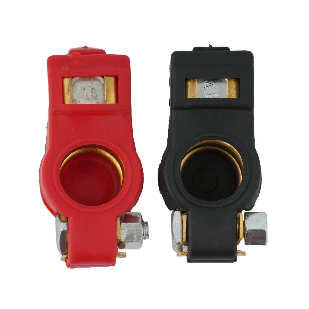 2Pcs Automotive Battery Terminal Wire Cable Clamp Quick Release Connector Clamp Clip Connector For Car Caravan Boat 12V 24V