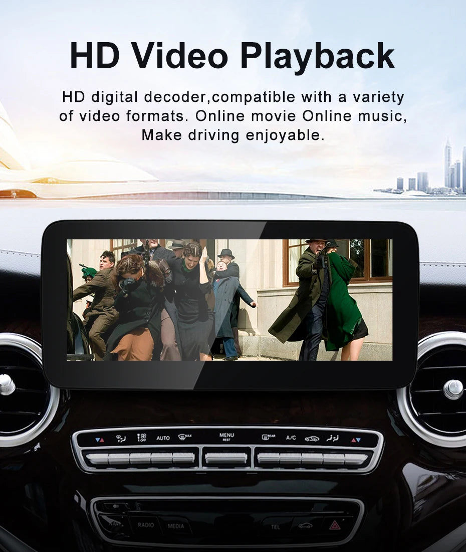 STWEINew Car Multimedia Wireless Android AUTO CarPlay 10.25 12.3inch Screen For Mercedes Benz V Class W447 V250 V260 V350 Screen