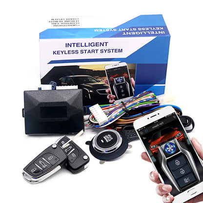 Kirbin Car alarm with autostart Remote starter Automotive start stop Car central lock Start button system For Toyota/Ford