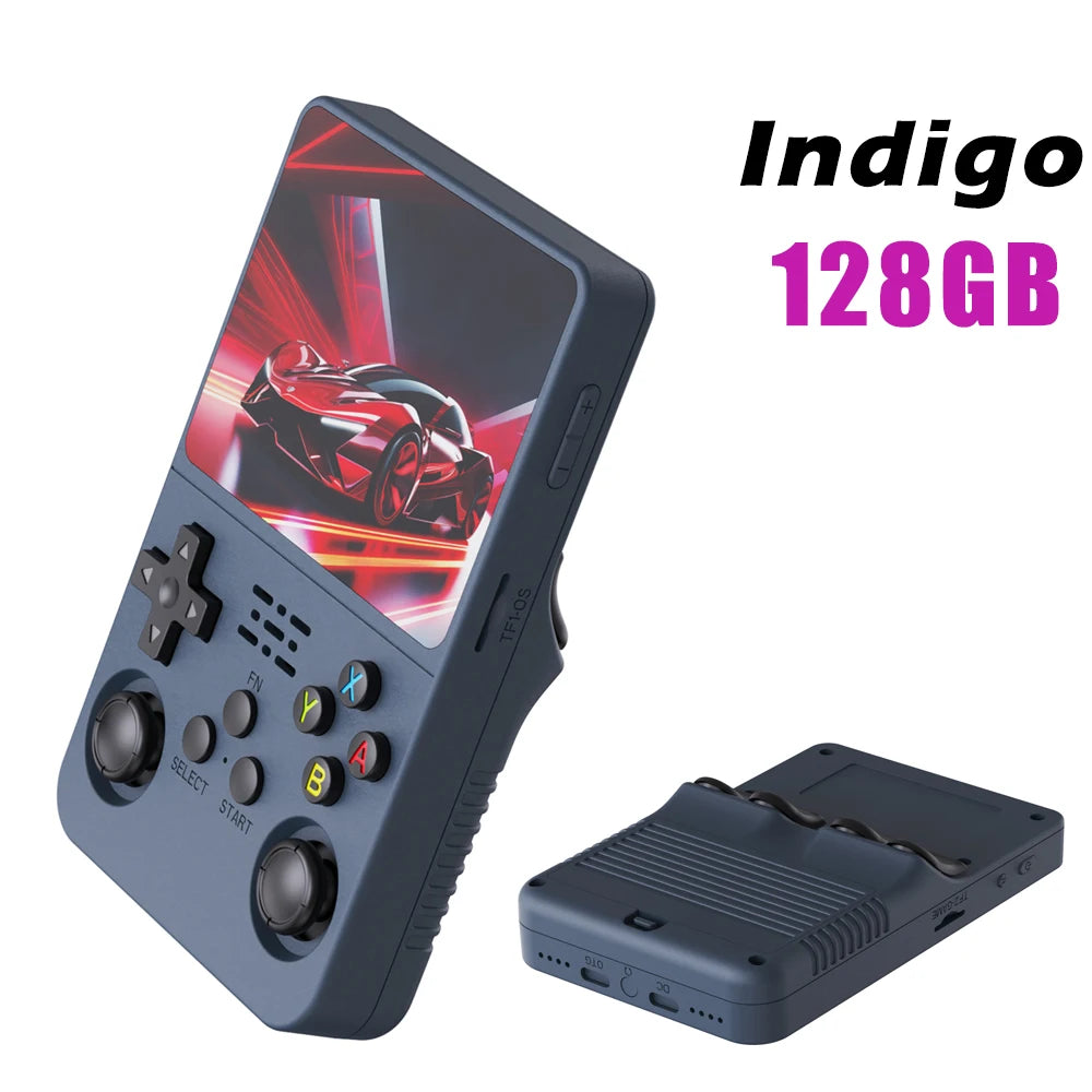 Open Source R36S Retro Handheld Video Game Console Linux System 3.5 Inch IPS Screen Portable Pocket Video Player 64GB Games Gift