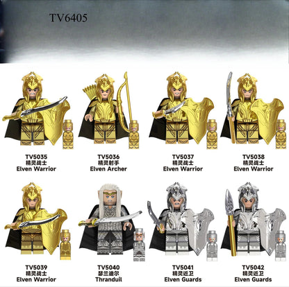 Mini Lord Rings Action Figures Building Block Ringwraiths Orcs Legion Elf King Princ Knight Dwarf Wizard Movie Characters Bricks