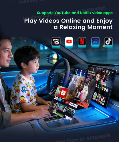 Carlinkit Ultra3 Android Tv Box Android 15 Wireless Carplay Adapter QCM6350 Smart Car Ai Box Carplay For Netflix Youtube 5G LTE