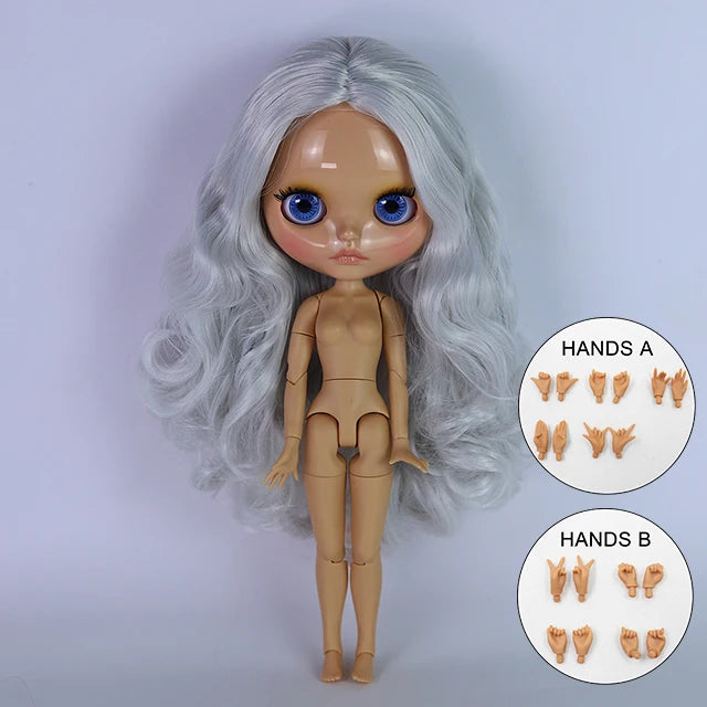 ICY DBS Blyth Doll BJD Joint Body Tan Skin Toothed Mouth Set Doll 1/6 30cm Girl Gift Anime SD