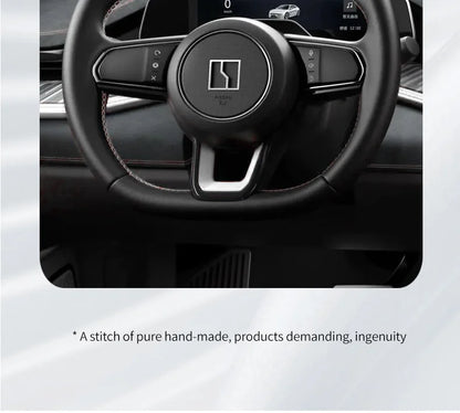 car steering wheel universal return to standard personality creative center line marking supplies Alcantara suede accessories