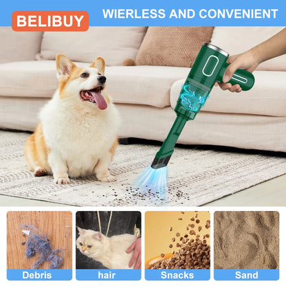 Mini Lightweight Wireless Car Vacuum Cleaner Portable Rechargeable Cleaning Tool Efficient Dust Removal Low Noise Design Practical Gadget For Travel Use Car Care And Daily Household Sanitation Maintenance Cleaning Work