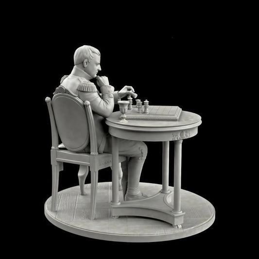 75mm resin unpainted model kit, Napoleon Emperor unassembled and unpainted GK