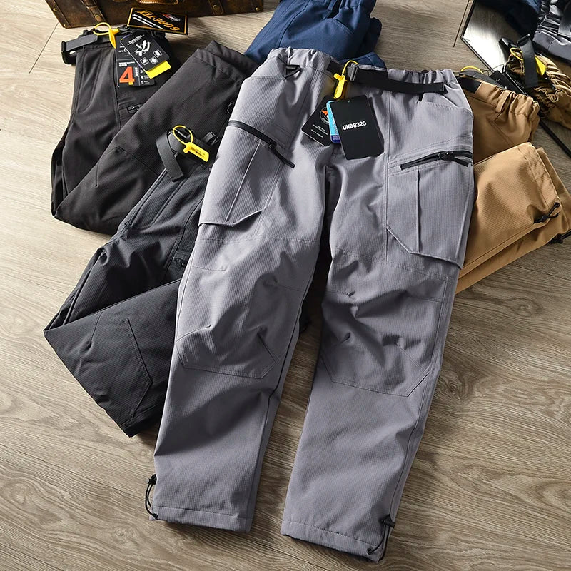 Ultra-Thick Goose down Work Trousers Outdoor High-Efficiency Warmth Snow Skiing Windproof Waterproof Long Pants Fashion Urban...