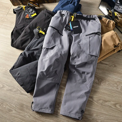 Ultra-Thick Goose down Work Trousers Outdoor High-Efficiency Warmth Snow Skiing Windproof Waterproof Long Pants Fashion Urban...