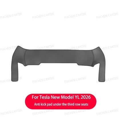 For Tesla NEW ModelYL2026 Leather Front Rear Door Sill Protector Threshold Strip Anti-kick Guard Panel Waterproof Pad Accessorie