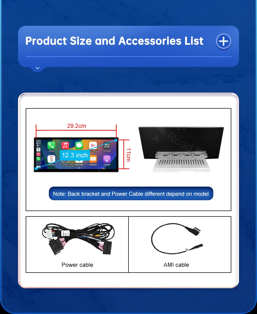 CN Road Top 12.3 Inch Touch Display For Audi A3 S3 2014-2019 Multimedia Player Andriod Auto Link GPS Carplay Screen Car Play