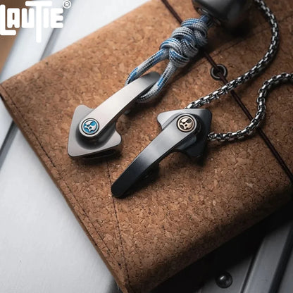 LAUTIE Pointer Pendant Portable Bottle Opener Fidgers Toys Desk Toys Creative Necklace Multiful EDC Tools Gift for Someone