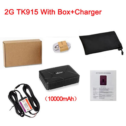 10000mAh 2G 4G TKSTAR Tracker GPS Locator Magnet Waterproof IP65 GPS Car Tracker Long Standbt time LIFETIME FREE APP  PK TK905