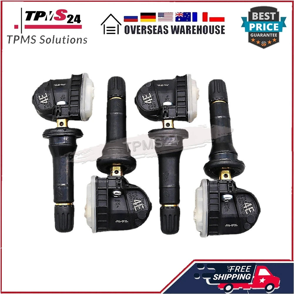 4PCS FOR 2019 2020 2021 2022  Opel Astra K Astra Van Insignia B (Z18) 433MHZ TPMS Tire Pressure Sensor 13512347 13540606