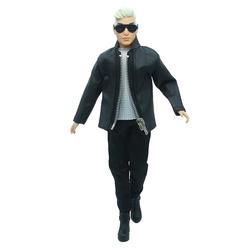 1/6 Male Doll With Clothing Set Homesome Soldier Men Doll  Handmade Clothes Outfit For 29CM Ken Prince Doll
