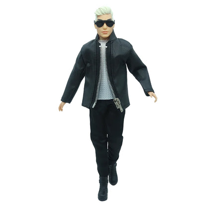 1/6 Male Doll With Clothing Set Homesome Soldier Men Doll  Handmade Clothes Outfit For 29CM Ken Prince Doll