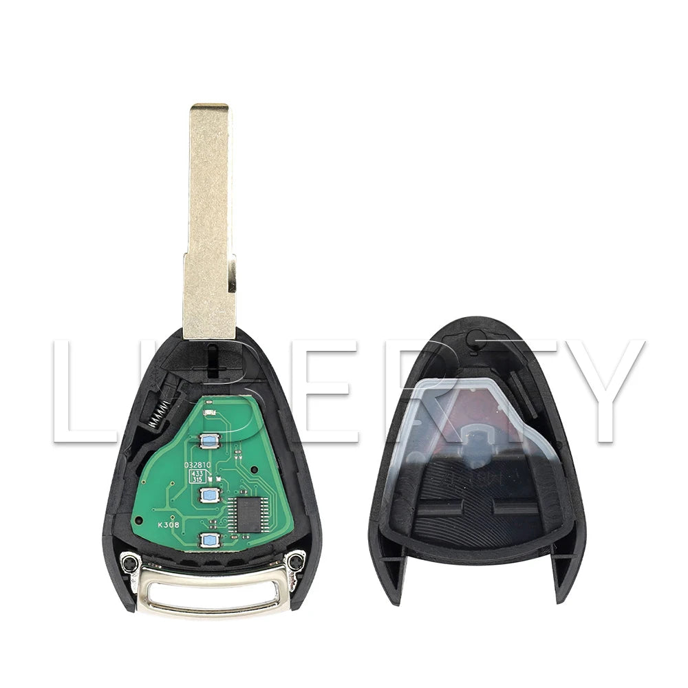 Liberty Smart Car Remote Key Fob For Porsche Carrera Cayman 911 987 996 997 Boxster S 2S 4S Turbo Targa 315/433MHz ID 46CHIP