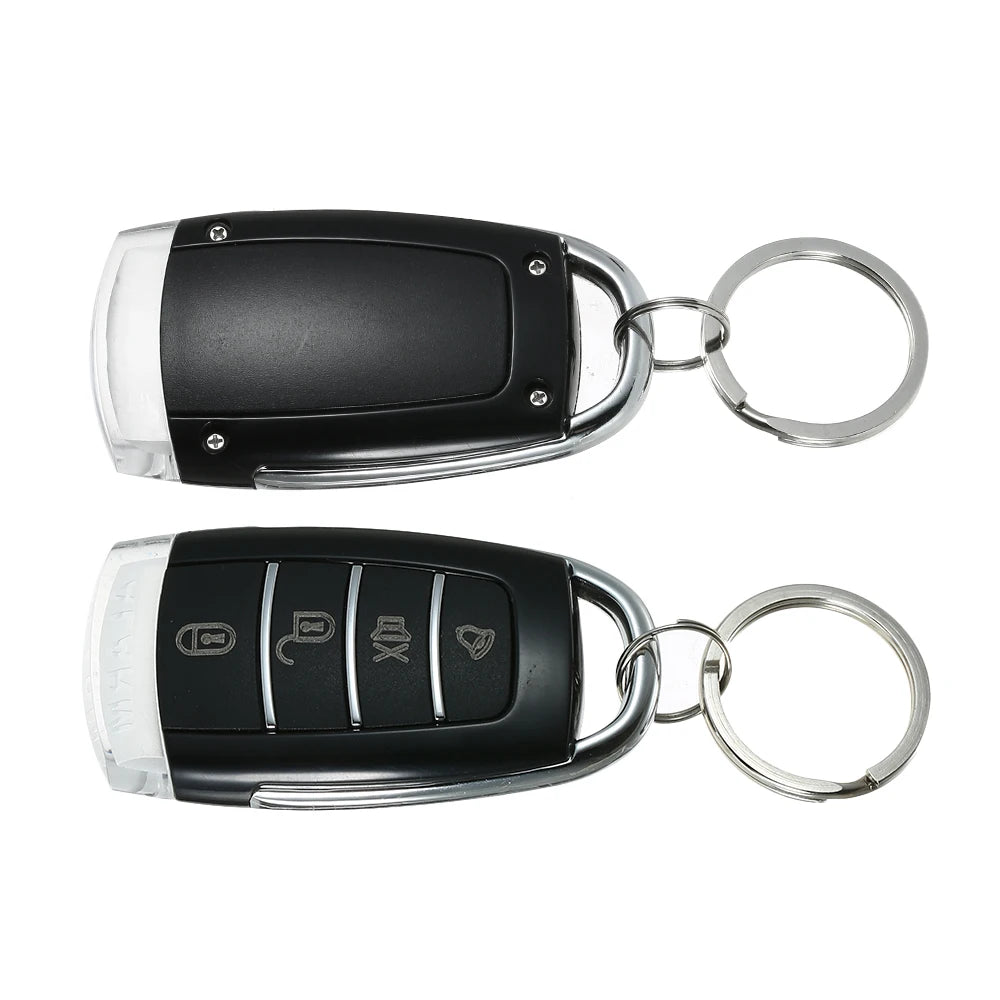 Car Vehicle Security System Burglar Alarm  Anti-theft System 2 Remote Anti-theft System 2 Remote Controller