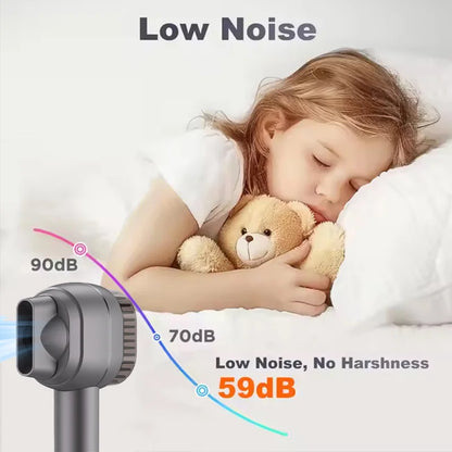 New Professinal Hair DryerNegative Ion Blow Dryer Leafless Hairdryer Salon Home Constant Temperature Hair Care