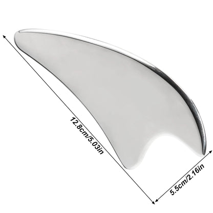 1PC Stainless Steel Muscle Scraper Massage Tool Gua Sha iastm for Deep Tissue Scraping for Myofascial Release,Muscle Pain Relief
