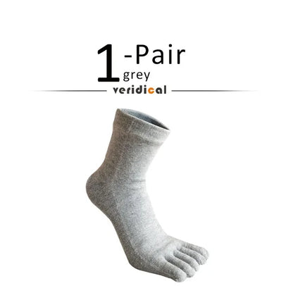 1/5 Pairs Wool Toe Short Socks Winter Man Soft Elastic Endurable Business Sweat-Absorbing Thick Thermal Warm 5 Finger Socks