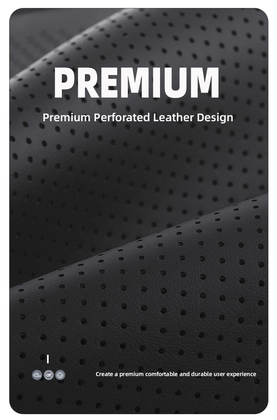 Suitable for Leapmotor Breathable Leather Steering Wheel Cover with Segmented Quick-Release Design, Non-Slip and Durable, for Models T03 C10 B10 B05 B03X C16 C11 C01, Etc., in Black, Bright Red, and Green