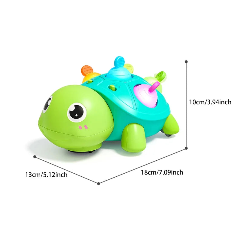 Baby Turtle Crawling  Sound Light Musical Infant Educational Toys Interactive Development Toys for Toddlers Learn to Climb Gifts